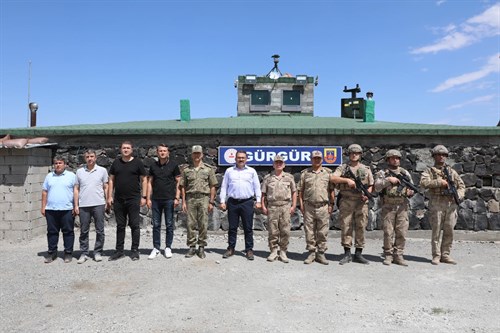Valimiz Ercan Turan, Jandarma Gürgüre Üs Bölgesini Ziyaret Etti
